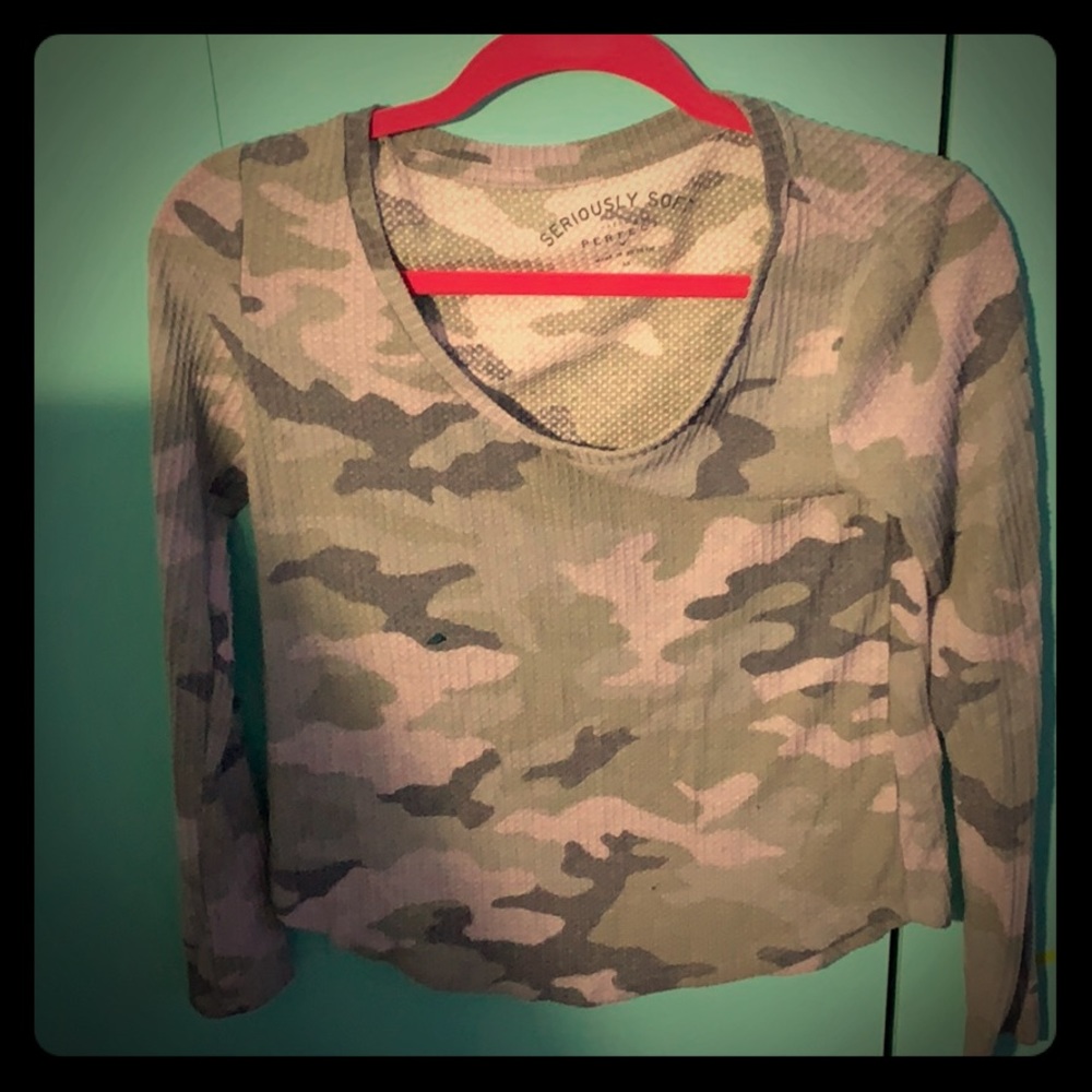 Camouflaged tee